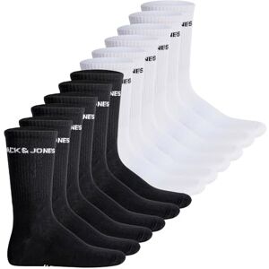 Jack & Jones Lot de 12 chaussettes de tennis pour homme Jaclogo, taille unique, Noir/blanc., 40-46 - Publicité Jack & Jones Lot de 12 chaussettes de tennis pour homme Jaclogo, taille unique, Noir/blanc., 40-46 - Publicité