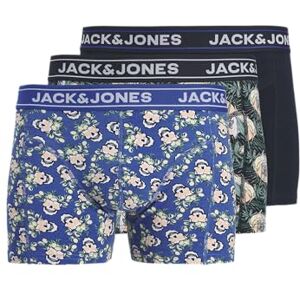 Jack & Jones 3 Pack Jackingston Skull Trunks Lot de 3 Boxers, Bleu Dazzling, Hommes - Publicité Jack & Jones 3 Pack Jackingston Skull Trunks Lot de 3 Boxers, Bleu Dazzling, Hommes - Publicité