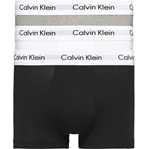 Calvin Klein Paquet de 3 Boxeur Homme tripack CK Article U2664G Low Rise Trunk, 998 Nero/Bianco/Grigio Black/White/Grey, M - Publicité Calvin Klein Paquet de 3 Boxeur Homme tripack CK Article U2664G Low Rise Trunk, 998 Nero/Bianco/Grigio Black/White/Grey, M - Publicité