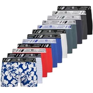 Jack & Jones 12 Pack Jachawaii Style Trunks Lot de 12 Boxers, Beaucoup Blue, XL Hommes - Publicité Jack & Jones 12 Pack Jachawaii Style Trunks Lot de 12 Boxers, Beaucoup Blue, XL Hommes - Publicité