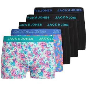 Jack & Jones Male Trunks Lot de 5 Boxers, Noir, L - Publicité Jack & Jones Male Trunks Lot de 5 Boxers, Noir, L - Publicité