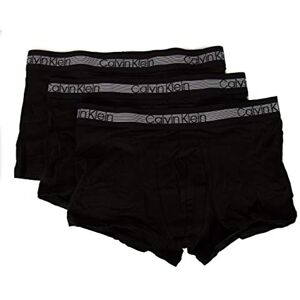 Calvin Klein Trunk 3pk, Boxer Homme, Noir (BLACK 001), Medium - Publicité Calvin Klein Trunk 3pk, Boxer Homme, Noir (BLACK 001), Medium - Publicité