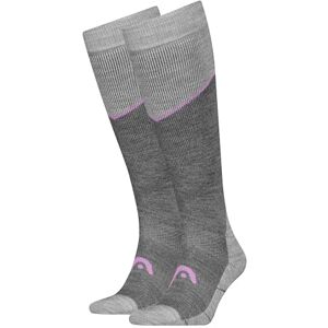 HEAD - Skisokken Kneehigh - Gris clair Mélange - Chaussettes - Publicité HEAD - Skisokken Kneehigh - Gris clair Mélange - Chaussettes - Publicité