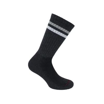 Labonal. Chaussette. SPORT 2 BANDES, Coton. Gris Anthracite. 44/45 FABRIQUE EN FRANCE HOMME. (1 paire) - Publicité Labonal. Chaussette. SPORT 2 BANDES, Coton. Gris Anthracite. 44/45 FABRIQUE EN FRANCE HOMME. (1 paire) - Publicité
