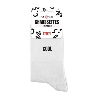 STC, Chaussettes homme blanche Cool (39-45) - Publicité STC, Chaussettes homme blanche Cool (39-45) - Publicité