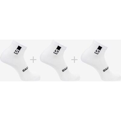 Salomon Everyday ankle pack de 3 blanc - Chaussettes - Publicité Salomon Everyday ankle pack de 3 blanc - Chaussettes - Publicité
