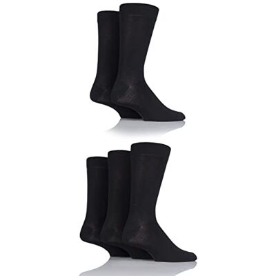 SockShop Chaussettes en bambou naturel pour hommes, colorées et à motifs, taille 40-45, lot de 5 - Publicité SockShop Chaussettes en bambou naturel pour hommes, colorées et à motifs, taille 40-45, lot de 5 - Publicité