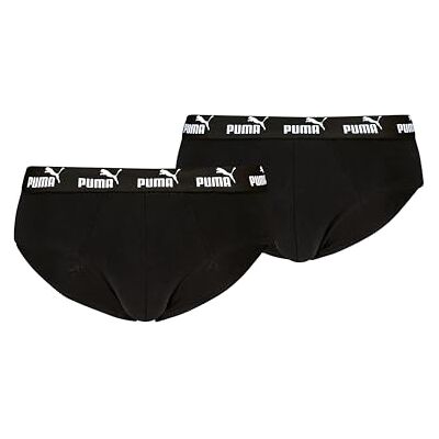 Puma Elements Lot de 2 slips pour homme, Noir, M - Publicité Puma Elements Lot de 2 slips pour homme, Noir, M - Publicité