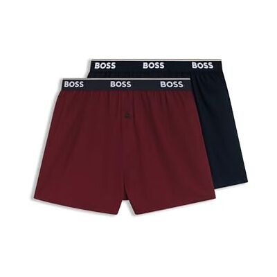 BOSS Hommes 2P Boxer Shorts EW Lot de Deux Shorts de Pyjama en Coton - Publicité BOSS Hommes 2P Boxer Shorts EW Lot de Deux Shorts de Pyjama en Coton - Publicité