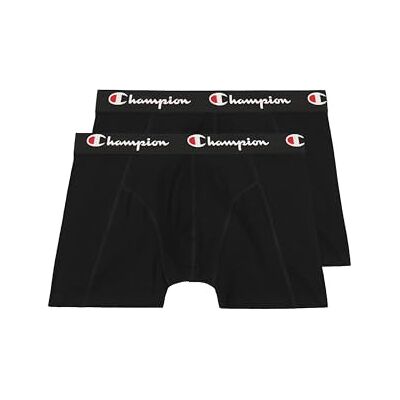 Champion Core x2 Boxeur ajusté, Noir, XL (Lot de 2) Homme - Publicité Champion Core x2 Boxeur ajusté, Noir, XL (Lot de 2) Homme - Publicité