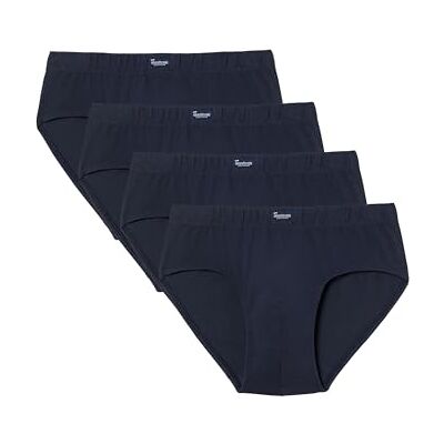 abanderado Homme Lote X4 Slip De Algodón Combinaison Not Applicable, Bleu (Marino 0m9), Large (Taille Fabricant: L/52) - Publicité abanderado Homme Lote X4 Slip De Algodón Combinaison Not Applicable, Bleu (Marino 0m9), Large (Taille Fabricant: L/52) - Publicité