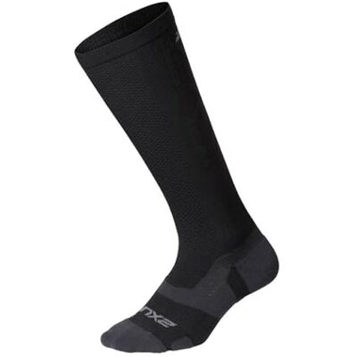 2XU Mixte Vectr Light Cushion Full Length Socks Chaussettes, Noir/titane, M - Publicité 2XU Mixte Vectr Light Cushion Full Length Socks Chaussettes, Noir/titane, M - Publicité