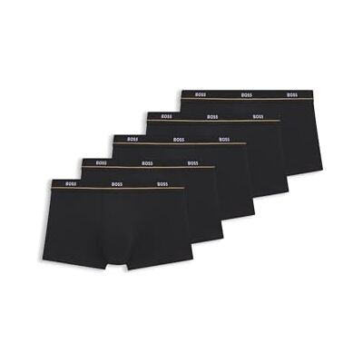 BOSS Hommes Trunk 5P Essential Lot de Cinq Boxers Courts en Coton Stretch - Publicité BOSS Hommes Trunk 5P Essential Lot de Cinq Boxers Courts en Coton Stretch - Publicité