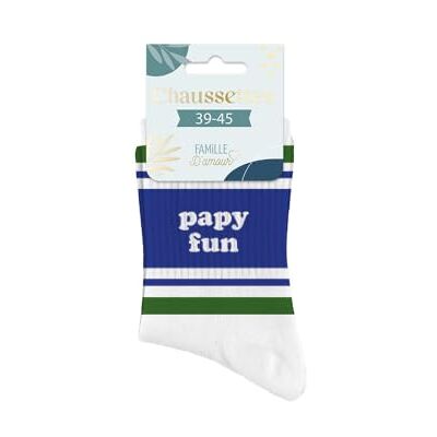 STC , Chaussettes homme Papy Fun (taille unique 39-45) - Publicité STC , Chaussettes homme Papy Fun (taille unique 39-45) - Publicité