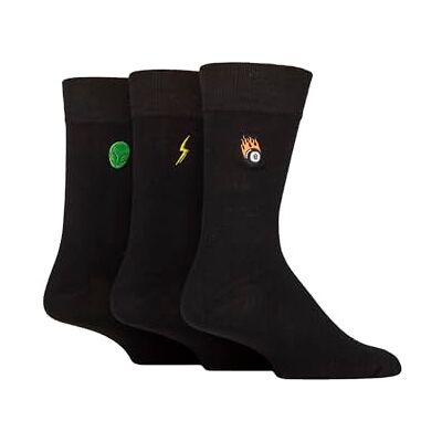 SockShop Wildfeet Homme Embroidered Chaussettes Paquet de 3 - Publicité SockShop Wildfeet Homme Embroidered Chaussettes Paquet de 3 - Publicité