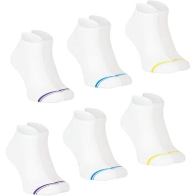 Athena Lot de 6 Paires Socquettes Homme Training Dry Coton et Polyester, Maille Fine et Douce – Anti-irritation et frottement -Label OEKO-TEX® Standard 100 - Publicité Athena Lot de 6 Paires Socquettes Homme Training Dry Coton et Polyester, Maille Fine et Douce – Anti-irritation et frottement -Label OEKO-TEX® Standard 100 - Publicité