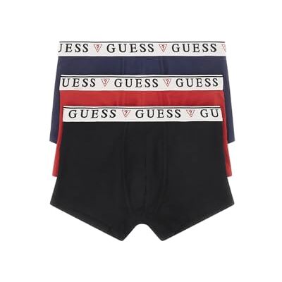 Guess Man's 3PACK Trunk Packs Brian Hero Boxer Trunk 3 Pack L - Publicité Guess Man's 3PACK Trunk Packs Brian Hero Boxer Trunk 3 Pack L - Publicité