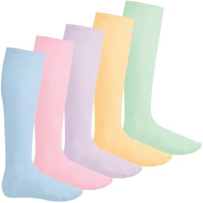 Footstar Lot de 5 Paires de Chaussettes Hautes Mi-Bas Coton Unisexe Coton peigné doux, bord piqué anti-compression veineuse, certifié Oeko-Tex et maintien sans glisser. Publicité Footstar Lot de 5 Paires de Chaussettes Hautes Mi-Bas Coton Unisexe Coton peigné doux, bord piqué anti-compression veineuse, certifié Oeko-Tex et maintien sans glisser. Publicité