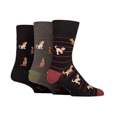 SockShop Gentle Grip Homme Fun Feet Chaussettes Paquet de 3 - Publicité SockShop Gentle Grip Homme Fun Feet Chaussettes Paquet de 3 - Publicité