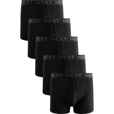 NEXT Homme Boxers en Coton Majoritaire avec Ouverture sur Le Devant lot de 5, Taille mi-haute - Publicité NEXT Homme Boxers en Coton Majoritaire avec Ouverture sur Le Devant lot de 5, Taille mi-haute - Publicité