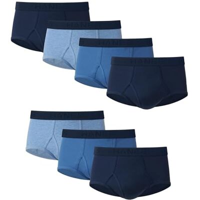 Hanes Ultime pour Homme 7-Pack FreshIQ Pleine Taille à Slip Bleu Large - Publicité Hanes Ultime pour Homme 7-Pack FreshIQ Pleine Taille à Slip Bleu Large - Publicité