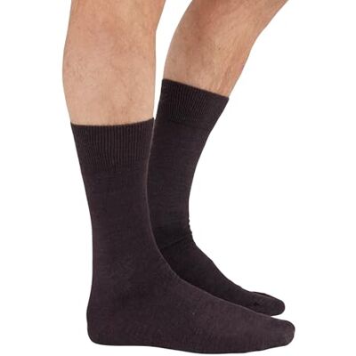 Damart Lot De 2 Paires De Chaussettes Mélange Thermique Thermolactyl Et Soie Homme Marron Taille 45/47 - Publicité Damart Lot De 2 Paires De Chaussettes Mélange Thermique Thermolactyl Et Soie Homme Marron Taille 45/47 - Publicité