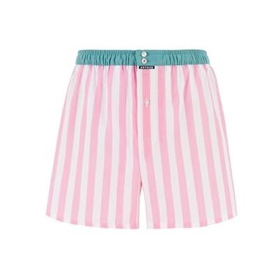 ARTHUR Caleçon Homme Rayures Rose et Blanc Taille M - Publicité ARTHUR Caleçon Homme Rayures Rose et Blanc Taille M - Publicité