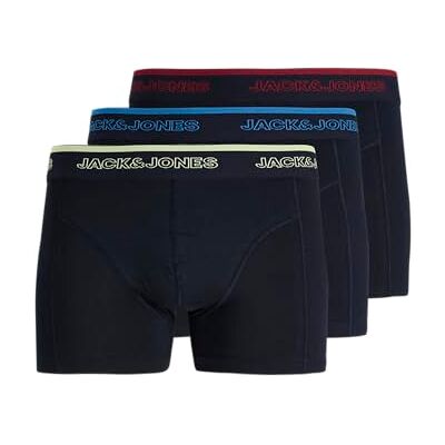 Jack & Jones Jacadrian Solid Trunks 3 Pack Jacadrian Solid Trunks Lot de 3 Boxers Homme (Lot de 3) - Publicité Jack & Jones Jacadrian Solid Trunks 3 Pack Jacadrian Solid Trunks Lot de 3 Boxers Homme (Lot de 3) - Publicité