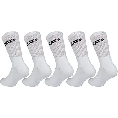 Caterpillar Performance Socks 5 paires de chaussettes pour hommes, fil de coton d'excellente qualité, semelle intérieure et cou-de-pied en éponge, bout et talon renforcés (Blanc, 47-50) - Publicité Caterpillar Performance Socks 5 paires de chaussettes pour hommes, fil de coton d'excellente qualité, semelle intérieure et cou-de-pied en éponge, bout et talon renforcés (Blanc, 47-50) - Publicité