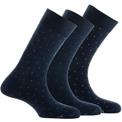 Kindy Lot de 3 paires de mi-chaussettes en coton Plumetis - Publicité Kindy Lot de 3 paires de mi-chaussettes en coton Plumetis - Publicité