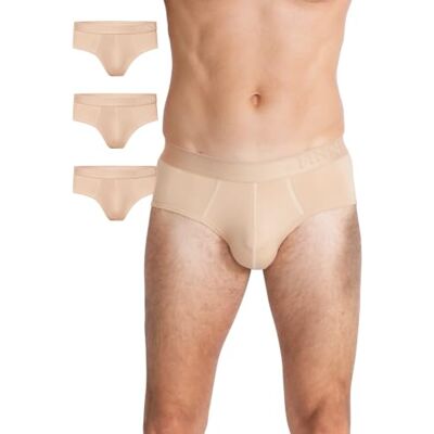 FINN Slip Homme Lot de 3 Coupe Près du Corps sans Couture Apparente Se porte invisible, aucune démarcation sous le pantalon. 95 % modal Lenzing, neuf tailles du S au 3XL - Publicité FINN Slip Homme Lot de 3 Coupe Près du Corps sans Couture Apparente Se porte invisible, aucune démarcation sous le pantalon. 95 % modal Lenzing, neuf tailles du S au 3XL - Publicité