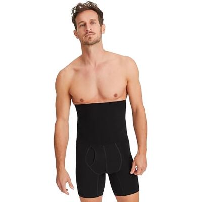 FINN Shapewear Boxer Gainant pour Homme sans Coutures Short de Compression Gainant sans Couture Taille Haute Noir M - Publicité FINN Shapewear Boxer Gainant pour Homme sans Coutures Short de Compression Gainant sans Couture Taille Haute Noir M - Publicité
