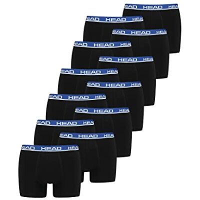 HEAD Lot de 12 boxers basiques pour homme, 008 Noir/bleu, M - Publicité HEAD Lot de 12 boxers basiques pour homme, 008 Noir/bleu, M - Publicité