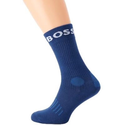 BOSS 2P RS Sport Col CC Chaussettes_régulières, Open Blue, 39-42 Men - Publicité BOSS 2P RS Sport Col CC Chaussettes_régulières, Open Blue, 39-42 Men - Publicité