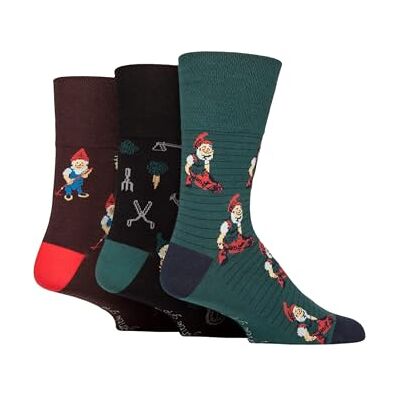 SockShop RHS Royal Horticultural Society Homme Chaussettes Gentle Grip À motifs, Coton, Cadeau, jardiniers,Taille 39-45,3 Paires (FR/ES, Numérique, 39, 45, Taille normale, Taille normale, Gnomes) - Publicité SockShop RHS Royal Horticultural Society Homme Chaussettes Gentle Grip À motifs, Coton, Cadeau, jardiniers,Taille 39-45,3 Paires (FR/ES, Numérique, 39, 45, Taille normale, Taille normale, Gnomes) - Publicité