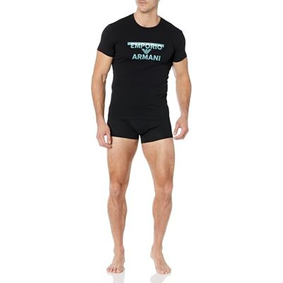 Underwear Emporio Armani Men's T-Shirt+Trunk Megalogo sous-vêtement Homme - Publicité Underwear Emporio Armani Men's T-Shirt+Trunk Megalogo sous-vêtement Homme - Publicité