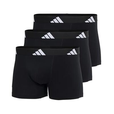 Adidas Performance Stretch Cotton Trunk Underwear (3-Pack) Designed for Active Comfort and All Day Wear. Maillot Homme (Lot de 3) - Publicité Adidas Performance Stretch Cotton Trunk Underwear (3-Pack) Designed for Active Comfort and All Day Wear. Maillot Homme (Lot de 3) - Publicité