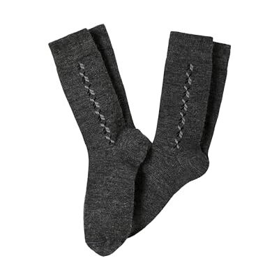 Damart Lot De 2 Paires De Chaussettes Maille Jersey Mélange Laine Thermique Thermolactyl Homme Gris Taille 45/47 - Publicité Damart Lot De 2 Paires De Chaussettes Maille Jersey Mélange Laine Thermique Thermolactyl Homme Gris Taille 45/47 - Publicité