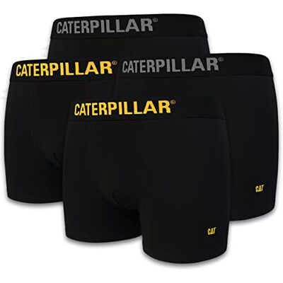 Caterpillar Lot de 4 boxers CAT noirs Tailles M, L, XL, XXL, XXXL, 2XL, 3XL Boxer pour homme Short rétro sans étiquette Lot de 4 8 Lot de 12 - Publicité Caterpillar Lot de 4 boxers CAT noirs Tailles M, L, XL, XXL, XXXL, 2XL, 3XL Boxer pour homme Short rétro sans étiquette Lot de 4 8 Lot de 12 - Publicité