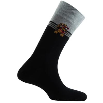 Kindy Mi-chaussettes jersey Teckel placé coton Fabrication française - Publicité Kindy Mi-chaussettes jersey Teckel placé coton Fabrication française - Publicité