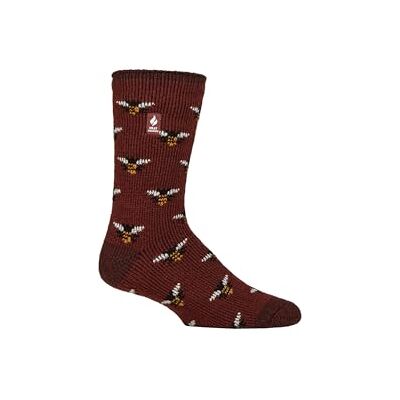 HEAT HOLDERS SOCKSHOP Mens 2.3 TOG À motifs et uni Chaussettes thermiques Paquet de 1 - Publicité HEAT HOLDERS SOCKSHOP Mens 2.3 TOG À motifs et uni Chaussettes thermiques Paquet de 1 - Publicité