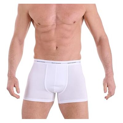 Navigare Boxer Uomo – Pack Da 6 – Jersey Cotone Elasticizzato – Nuova Collezione 2025 – Bianco/Nero/Assortiti Boxeur ajusté, Blanc, M (Lot de 6) Homme - Publicité Navigare Boxer Uomo – Pack Da 6 – Jersey Cotone Elasticizzato – Nuova Collezione 2025 – Bianco/Nero/Assortiti Boxeur ajusté, Blanc, M (Lot de 6) Homme - Publicité