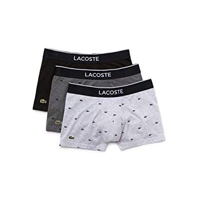 Lacoste Homme Boxers , Monsieur Ensemble de 3,sous-vêtements,Pantalons,Shorts,Basiques,Courts,Black/Pitch Chine-Silver Chine (VDP),Small (S) - Publicité Lacoste Homme Boxers , Monsieur Ensemble de 3,sous-vêtements,Pantalons,Shorts,Basiques,Courts,Black/Pitch Chine-Silver Chine (VDP),Small (S) - Publicité