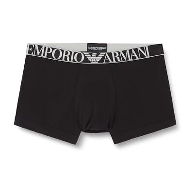 Emporio Armani Shiny Logoband 3-Pack Trunk, Les Troncs pour des Hommes, Nero/Nero/Nero, - Publicité Emporio Armani Shiny Logoband 3-Pack Trunk, Les Troncs pour des Hommes, Nero/Nero/Nero, - Publicité