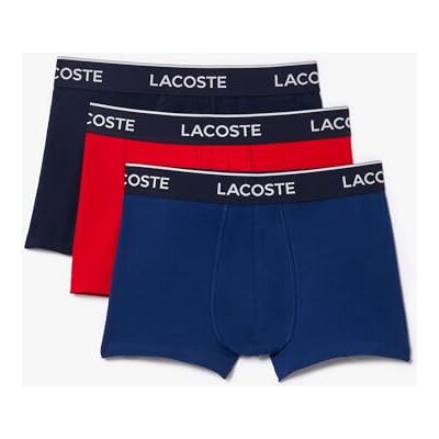 Lacoste Boxer Homme Lot de 3 , Marine/Rouge-methylene, L - Publicité Lacoste Boxer Homme Lot de 3 , Marine/Rouge-methylene, L - Publicité