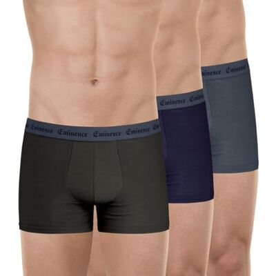 Eminence – Boxer Homme – Lot de 3 Allure – Oeko-TEX® – Coupe Élégante - Publicité Eminence – Boxer Homme – Lot de 3 Allure – Oeko-TEX® – Coupe Élégante - Publicité
