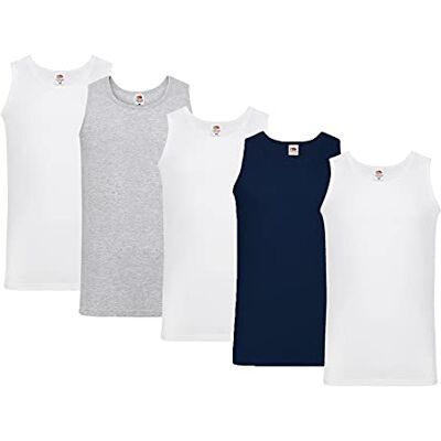 Fruit of the Loom 5-Pack Athletic Mens Débardeur Homme (Lot de 5) - Publicité Fruit of the Loom 5-Pack Athletic Mens Débardeur Homme (Lot de 5) - Publicité