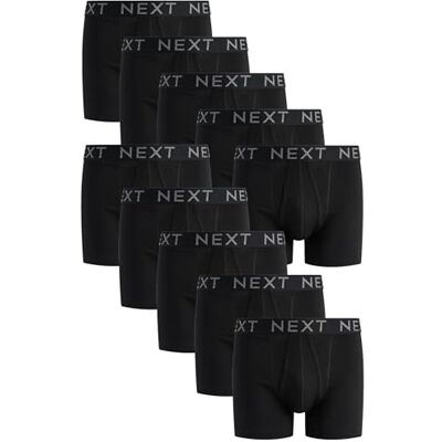 NEXT Boxers Homme A-Front Boxer Confortable, Bleu/Gris/Rouge, Taille S (Lot de 10) - Publicité NEXT Boxers Homme A-Front Boxer Confortable, Bleu/Gris/Rouge, Taille S (Lot de 10) - Publicité