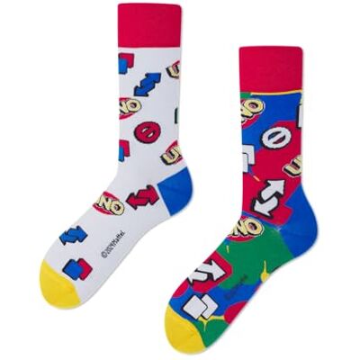 Many Mornings Adventure Balloon Chaussettes multicolores avec des ballons, coton, forêt, montagnes, lac - Publicité Many Mornings Adventure Balloon Chaussettes multicolores avec des ballons, coton, forêt, montagnes, lac - Publicité