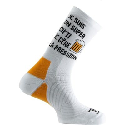 Thyo Mi-chaussette run humoristique 'Je gère la pression' - Publicité Thyo Mi-chaussette run humoristique 'Je gère la pression' - Publicité
